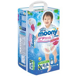 moony 尤妮佳 男婴用拉拉裤 XL 38片