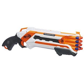 Hasbro 孩之宝 NERF 精英系列 A1691F01 Rough Cut 白八管玩具枪