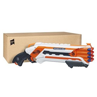 Hasbro 孩之宝 NERF 精英系列 A1691F01 Rough Cut 白八管玩具枪
