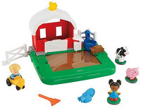 Fisher-Price 费雪 Y7363  Little People Apptivity Barnyard 探索家农场玩具套装