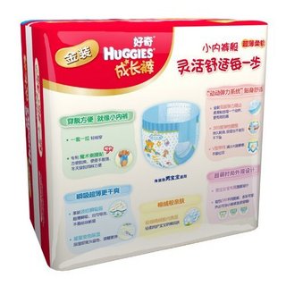 HUGGIES 好奇 金装系列 拉拉裤 M21+3片*6包 男宝宝