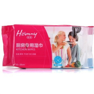 Hommy 佳佰 厨房湿巾 （80片*12包）