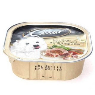 Cesar 西莎 狗用 主厨系列 南瓜菠菜烤嫩鸡 （100g*24罐）