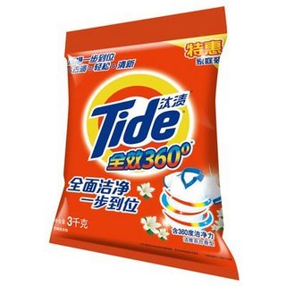 Tide 汰渍 限店铺新客：Tide 汰渍 茉莉香洗衣粉 3kg