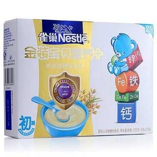 Nestlé 雀巢  金装宝贝营养+ 钙铁锌营养米粉 225g