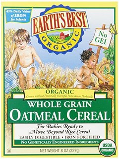 EARTH‘S BEST Organic Whole Grain 有机高铁米粉（227g*12盒）
