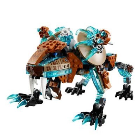 lego乐高气功传奇系列chima70143剑虎大帅的机器剑齿战虎2