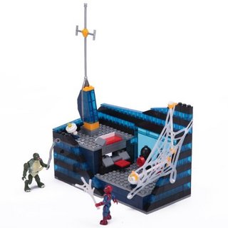 MEGA BLOKS 美高 Oscorp 556351 高塔战役 玩具