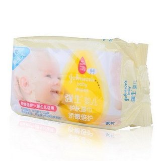 Johnson‘s baby 强生婴儿 娇嫩倍护 婴儿湿巾 80片*6 