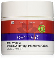 凑单品：Derma e Anti-Wrinkle Vitamin A Retinyl Palmitate 抗皱维A面霜 113g