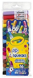 Crayola 绘儿乐 58-8703 16色可水洗短杆粗头水笔 *3件