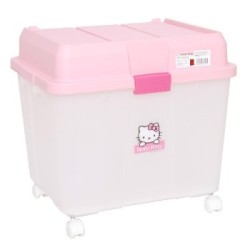 IRIS 爱丽思 凯蒂猫 HELLO KITTY 收纳箱 120L *3件