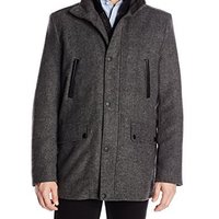 KENNETH COLE New York Car Coat 男士羊毛混纺大衣