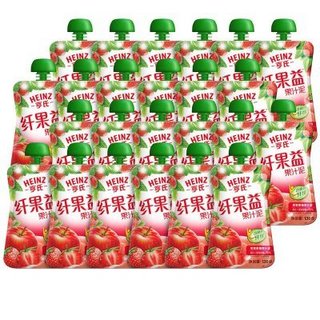 Heinz 亨氏 纤果益果汁泥 苹果草莓（130g*24袋）