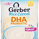 Gerber 嘉宝 Cereal DHA and Probiotic 有机糙米谷物米粉 227g*6罐