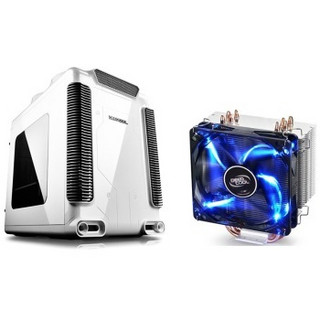 DEEPCOOL 九州风神 蒸汽城堡 M-ATX机箱 + 玄冰 400 CPU散热器