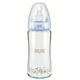 值友专享：NUK 宽口彩色玻璃奶瓶 240ml
