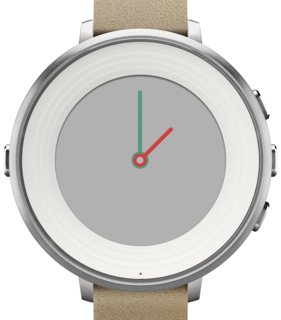 Pebble Pebble Time Round 智能手表 黑色