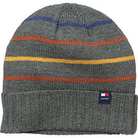 TOMMY HILFIGER Three Color Striped 男士针织帽