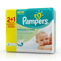 限华南/华中：Pampers 帮宝适 自然纯净系列 婴儿湿巾 64片*3包