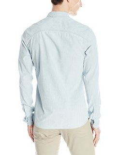 苏格兰苏打Scotch & Soda Chambray Work 男款长袖衬衫