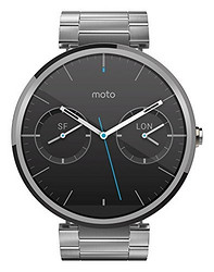 MOTOROLA 摩托罗拉 Moto 360 不锈钢表带版 智能手表