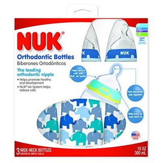 NUK Orthodontic Butterflies 婴儿奶瓶（300ml*3支）