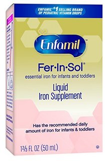 MeadJohnson Nutrition 美赞臣 Enfamil Fer-In-Sol 补铁滴剂 50ml