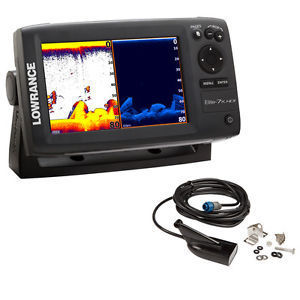 Lowrance 劳伦斯 Elite-7x HDI 83/200/455/800 T/M 超声波探鱼器