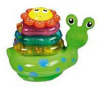  munchkin 满趣健 Snail Stacker Bath Toy 蜗牛叠叠乐 洗澡玩具