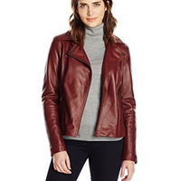 TOMMY HILFIGER Classic Leather Motorcycle 女款机车夹克