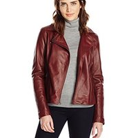 TOMMY HILFIGER Classic Leather Motorcycle 女款机车夹克