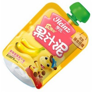 Heinz 亨氏 乐维滋系列 果泥 3段 苹果香蕉味 120g*24袋