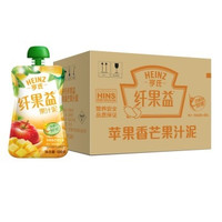 Heinz 亨氏 纤果益果汁泥 苹果香芒 130g*24袋