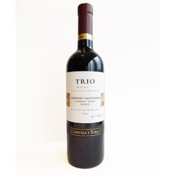 Concha y Toro 干露 三重奏赤霞珠/品丽珠/西拉珍藏干红葡萄酒 2012 750ml