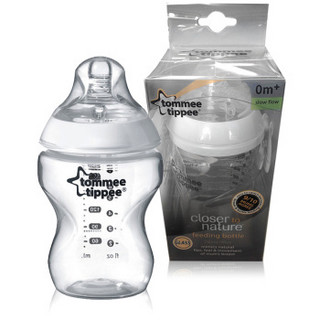 tommee tippee 汤美天地 宽口径玻璃奶瓶 260ml