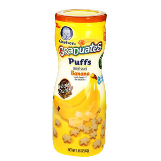 Gerber 嘉宝 Graduates Puffs 星星泡芙 三种口味组合装(42g*3瓶)