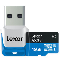 Lexar 雷克沙 633X microSDHC存储卡（16GB、UHS-I）