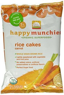 HAPPYBABY 禧贝 Munchies Rice Cakes 有机胡萝卜糙米饼（40g*10袋）