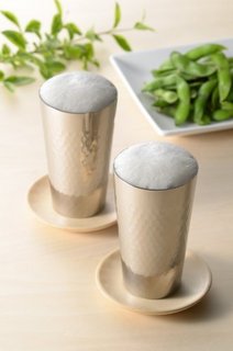 Asahi 朝日 Titanium Beer Cup 钛制保温 啤酒杯