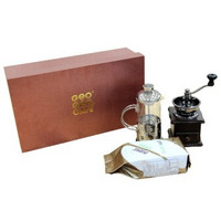 GEOGEOCAFÉ 吉意欧 臻选礼盒(含磨豆机+法压壶+咖啡豆)
