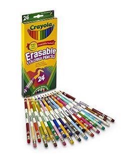 Crayola 绘儿乐 24色可擦铅笔 长款