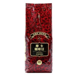 吉意欧GEO醇品系列摩卡咖啡豆500g 精选阿拉比卡 中深烘培 纯黑咖啡 *4件