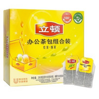 Lipton 立顿 红茶 茶叶办公室茶包组合礼盒 袋泡茶包 2g*50包+绿茶2g*50包