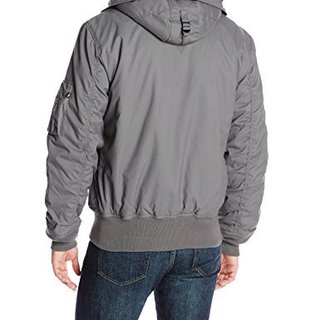 ALPHA INDUSTRIES 阿尔法工业 45-P Hooded X Bomber Jacket 男款连帽夹克