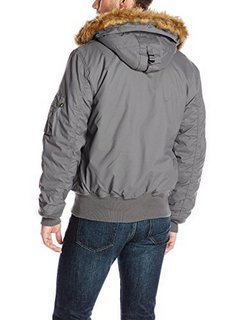 ALPHA INDUSTRIES 阿尔法工业 45-P Hooded X Bomber Jacket 男款连帽夹克