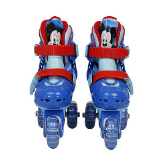 Disney 迪士尼 DC2016 儿童可调旱冰鞋 粉红33-36 L