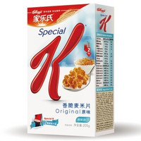 家乐氏（Kellogg‘s） 泰国进口麦片 谷维滋 即食粗粮营养早餐谷物燕麦 低脂香脆麦米片205克 *3件