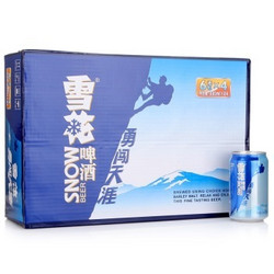 Snowbeer 雪花啤酒 勇闯天涯 整箱装 （330ml*24听）