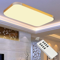 HAIDE 海德 金系列 36W LED客厅吸顶灯+尚岛宜家 点断式垃圾袋  45*55cm*3卷 HAIDE